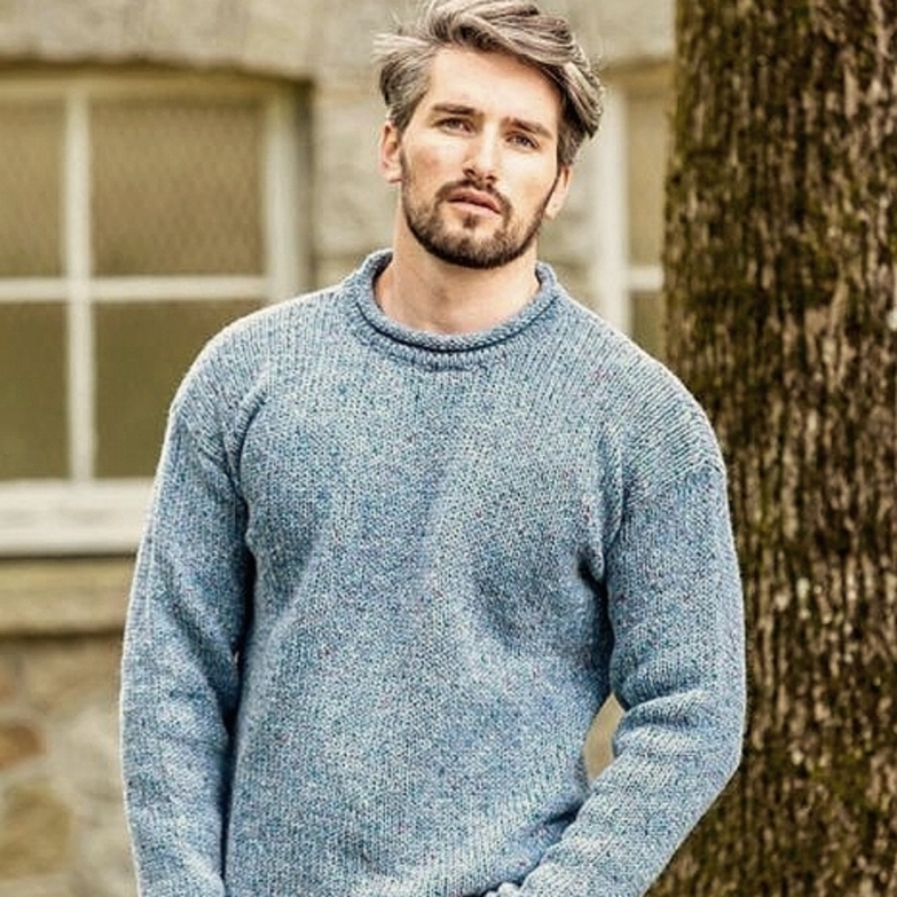 Marled Sweater | Loft | Crisp Periwinkle | Unisex